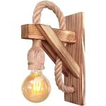 Abat-jours rustiche di legno compatibile con E27 
