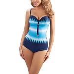 Costumi interi push up blu navy XL per Donna Aquarilla 