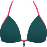 Top bikini scontati verdi M in poliammide per Donna 
