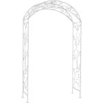 Arco Da Giardino 135x47,5x230 H Cm In Acciaio Bian