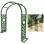 Archi verdi in metallo per rampicanti diametro 260 cm 200 cm 
