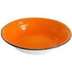 Insalatiere arancioni in ceramica 
