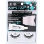 Ardell Natural Demi 101 Eyelashes Demi Wispies 101 1 Pair + Eyeuasjes Glue 2,5 G + Applicator 1Pc Black Per Donna (Ciglia Finte)