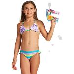 Arena G Sweetie Jr Triangle Two Pieces - Bikini da Ragazza, Bambina, 004191, Lilac-Lilac Multi, 140