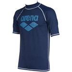 T-shirt tecniche blu navy S in poliestere per Uomo Arena 