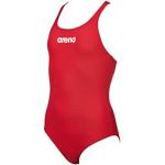 ARENA Solid Swim PRO Jr Costume da Bagno, Rosso (Red/White), 2 – 3