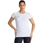 Magliette & T-shirt basic bianca XS in poliestere traspirante per Donna Arena 