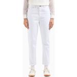 Jeans scontati bianchi di cotone per Donna Giorgio Armani Exchange 