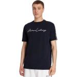 Magliette & T-shirt scontate nere S di cotone mezza manica con scollo rotondo per Uomo Giorgio Armani Exchange 