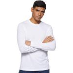 Magliette & T-shirt bianche M tinta unita manica lunga con manica lunga per Uomo Giorgio Armani Exchange 