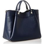 Shopping bags blu in tessuto per Donna Emporio Armani 