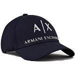 Cappelli sportivi blu per Uomo Giorgio Armani Exchange 
