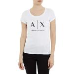 Magliette & T-shirt scontate bianche XS mezza manica con manica corta per Donna Giorgio Armani Exchange 