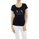 Magliette & T-shirt nere S mezza manica con manica corta per Donna Giorgio Armani Exchange 