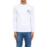 Magliette & T-shirt stampate bianche XXL taglie comode per Uomo Giorgio Armani Exchange 