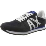 Sneakers larghezza E scontate casual blu navy numero 40,5 per Uomo Giorgio Armani Exchange 