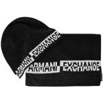 Cappelli invernali neri per Uomo Giorgio Armani Exchange 