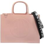 Shopping bags rosa in PVC per Donna Giorgio Armani Exchange 