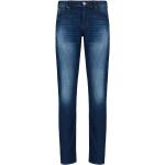 Jeans slim scontati blu di pelle per Uomo Giorgio Armani Exchange 