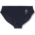 Pantaloncini blu navy XXL taglie comode sostenibili da mare per Uomo Giorgio Armani Exchange 