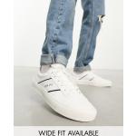Sneakers stringate larghezza E scontate bianche numero 40 di gomma antiscivolo Giorgio Armani Exchange 