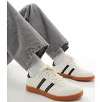 Sneakers stringate larghezza E bianco sporco numero 40 di gomma a righe antiscivolo Giorgio Armani Exchange 