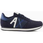 Sneakers larghezza E scontate blu scuro numero 42 di gomma per Uomo Giorgio Armani Exchange 