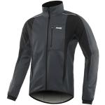 Vestiti ed accessori grigi XXL taglie comode softshell antivento impermeabili traspiranti da ciclismo per Uomo 