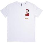 Magliette & T-shirt M di cotone Bio a girocollo mezza manica con scollo rotondo per Donna Frida Kahlo 