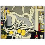 Artopweb Pannelli Decorativi Lichtenstein Artist's Studio The Dance Quadro, Legno, Multicolore, 80x1.8x60 cm, 1594 unità