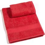 Asciugamano con Ospite in Cotone Oceano Rosso