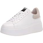 Sneakers larghezza E casual bianche numero 40 platform per Donna Ash 