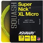 Ashaway SuperNick XL Micro Squash String Set - Yellow - 18/1.15mm by Ashaway