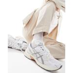 Sneakers stringate larghezza E bianche numero 42,5 di gomma antiscivolo per Donna Asics Gel 