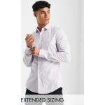 Camicie stampate scontate eleganti viola XS a righe Asos Design 