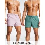Pantaloni scontati multicolore XS con elastico per Uomo Asos Design 
