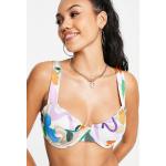 Top bikini scontati multicolore XXS a fiori per Donna Asos Design 