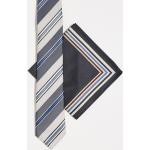 Cravatte slim scontate multicolore a righe per Uomo Asos Design 