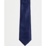 Cravatte slim scontate blu navy per Uomo Asos Design 