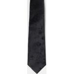 Cravatte slim nere di raso a fiori per Uomo Asos Design 