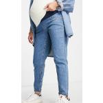 Jeans slim mom blu L per Donna Asos Asos Maternity 
