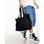 Shopping bags scontate nere in tessuto Asos Design 