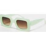 Occhiali da sole scontati verdi in policarbonato Asos Design 