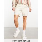Pantaloni scontati bianchi con pinces Asos Design 