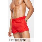 Pantaloni scontati rossi XL tinta unita con elastico per Uomo Asos Design 
