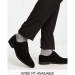 Scarpe Oxford nere numero 42,5 in pelle di camoscio Asos Design 