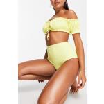 Bikini slip scontati giallo limone XS in viscosa per Donna Asos Design 