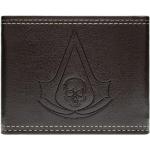 Assassin's Creed Black Flag Live By The Creed Portafoglio/Portamonete Bi-Fold Tasca per Monete & Porta-Carte, Marrone