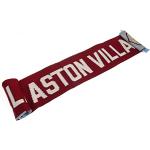 Aston Villa Nero Jacquard Knit Scarf One Size