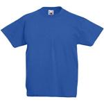 ATELIER DEL RICAMO T-Shirt Bambino Valueweight Fruit of The LOOM-5-6 Anni-Blu Royal